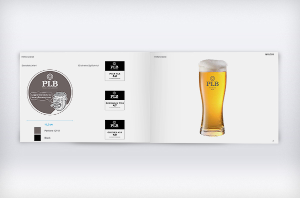 Labelling design PLB beer