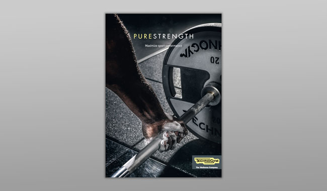 Pure Strength Technogym catalogue design