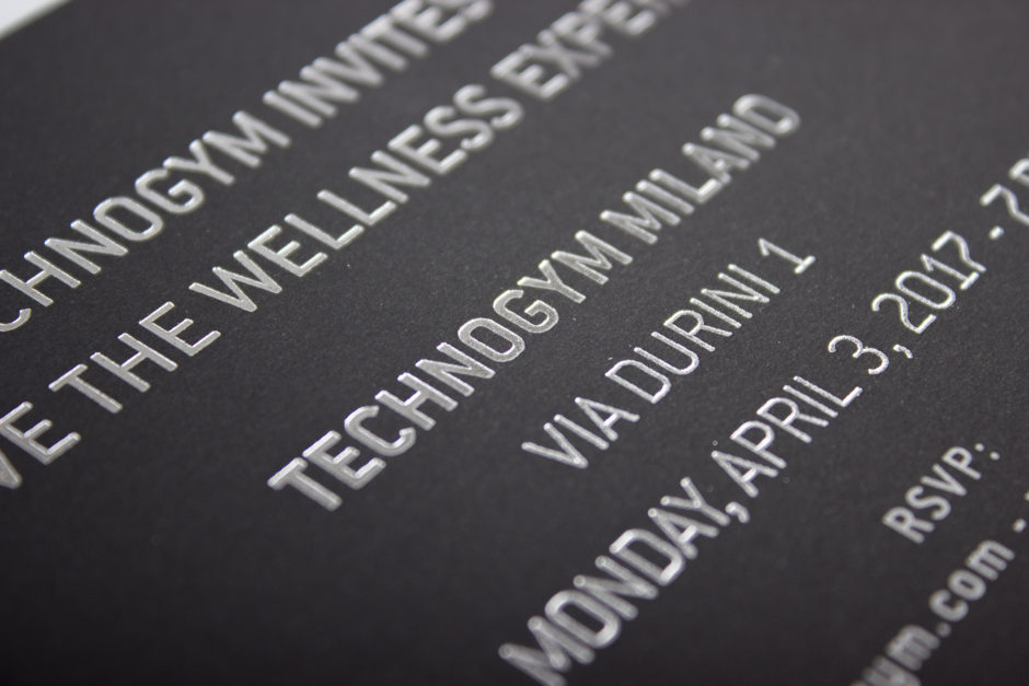 Visual identity Store Technogym Milano
